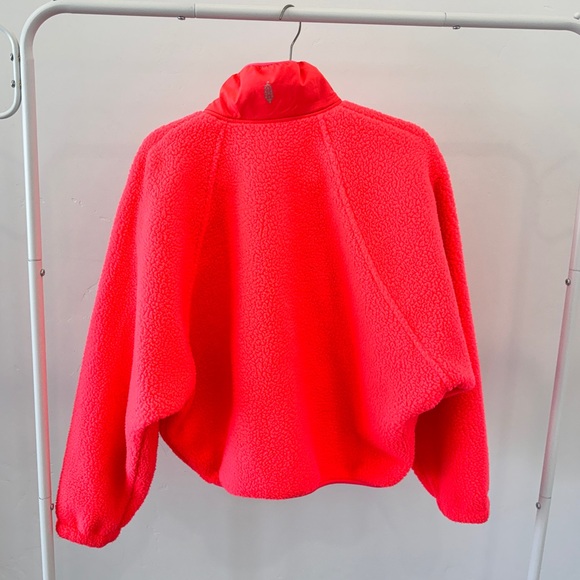 Free People Hit The Slopes Jacket Neon Coral - Picture 9 of 9